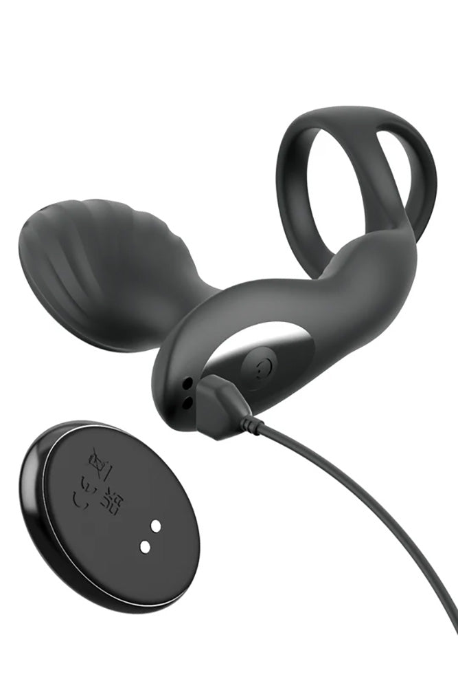 Pipedream - Anal Fantasy Elite - Ass-Gasm Gyro-Milk Pro Remote Control Anal Plug - Stag Shop