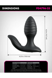 Pipedream - Anal Fantasy Elite - Gyro-Milk Pro Remote Control Anal Plug - Stag Shop