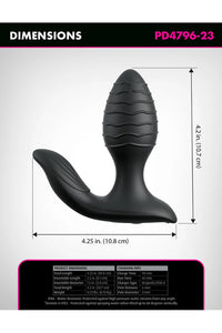 Thumbnail for Pipedream - Anal Fantasy Elite - Gyro-Milk Pro Remote Control Anal Plug - Stag Shop