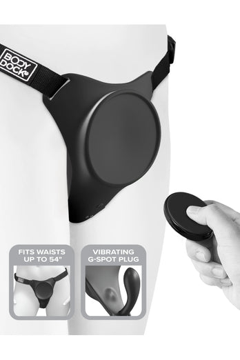 Pipedream - Body Dock G-Spot Pro Strap On Harness - Black - Stag Shop