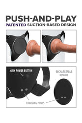 Pipedream - Body Dock G-Spot Pro Strap On Harness - Black - Stag Shop
