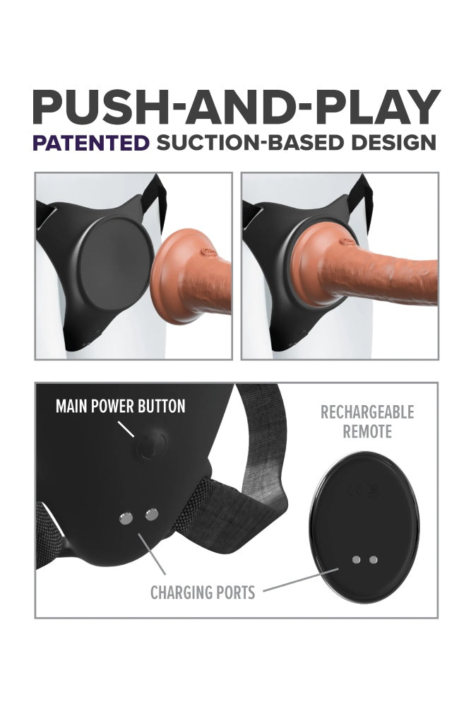 Pipedream - Body Dock G-Spot Pro Strap On Harness - Black - Stag Shop