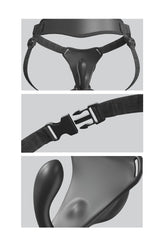 Pipedream - Body Dock G-Spot Pro Strap On Harness - Black - Stag Shop
