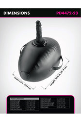 Pipedream - Fetish Fantasy - Body Dock Inflatable Love Ball With 6