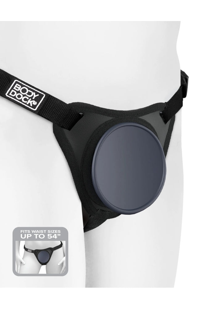 Pipedream - Body Dock Elite Strap On Harness - Black - Stag Shop