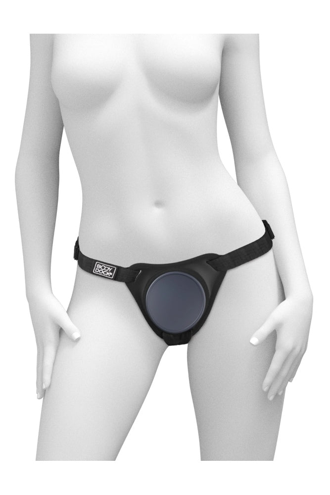Pipedream - Body Dock Elite Strap On Harness - Black - Stag Shop