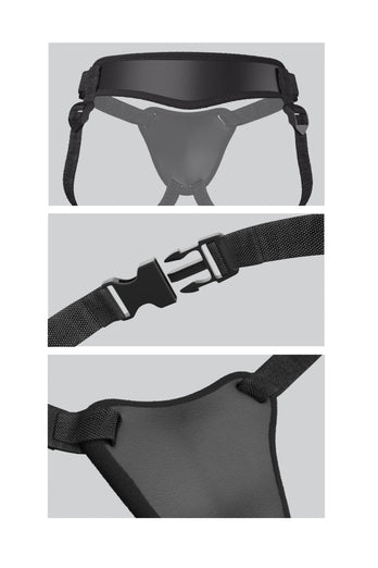 Pipedream - Body Dock Elite Strap On Harness - Black - Stag Shop
