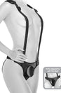 Pipedream - Body Dock Elite Strap On Harness with Suspenders - Black - Stag Shop