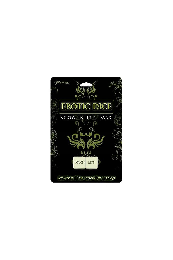 Pipedream - Erotic Dice - Glow in the Dark - Stag Shop