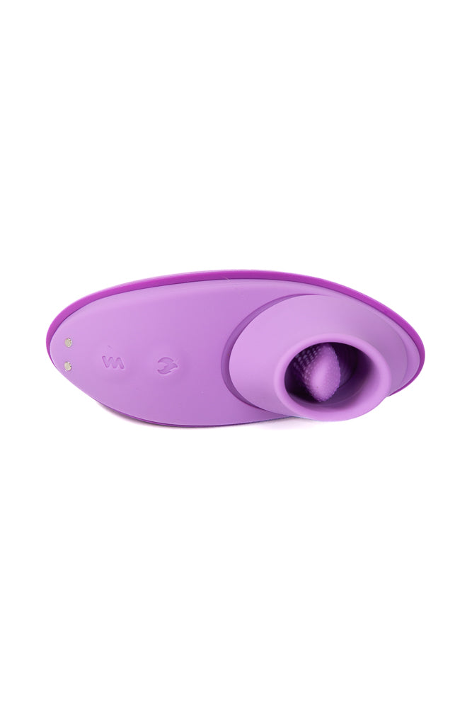 Pipedream - Fantasy For Her - Her Silicone Fun Tongue Warming Tongue Vibrator - Purple