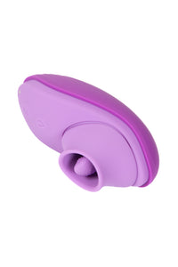 Thumbnail for Pipedream - Fantasy For Her - Her Silicone Fun Tongue Warming Tongue Vibrator - Purple