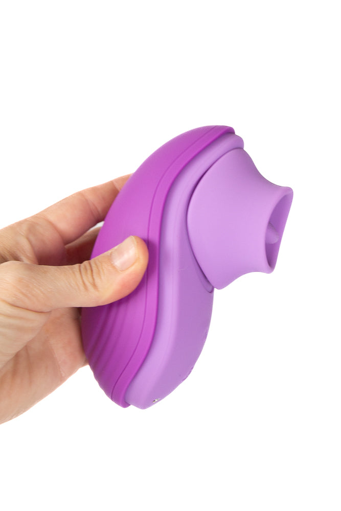 Pipedream - Fantasy For Her - Her Silicone Fun Tongue Warming Tongue Vibrator - Purple