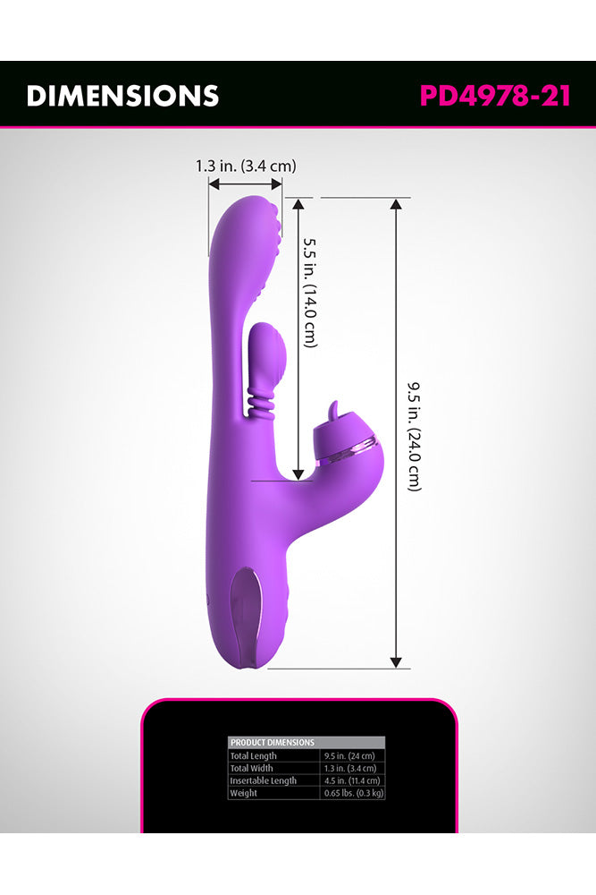 Pipedream - Fantasy For Her - Intimotion Pulse Pro Dual Vibrator - Stag Shop