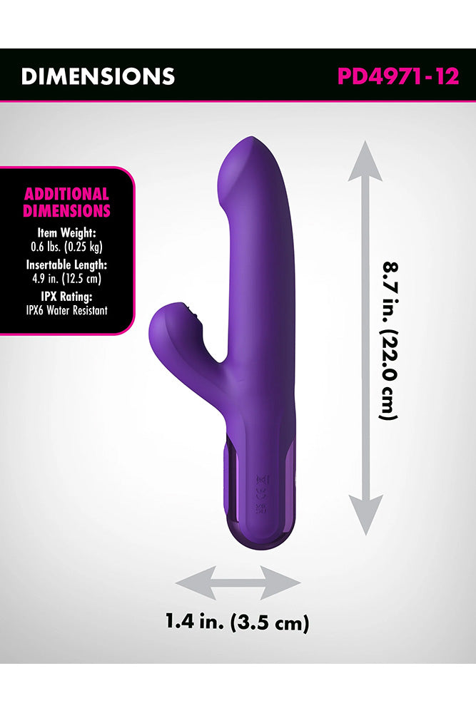 Pipedream - Fantasy For Her - Super Sonix Thruster Vibrator - Stag Shop