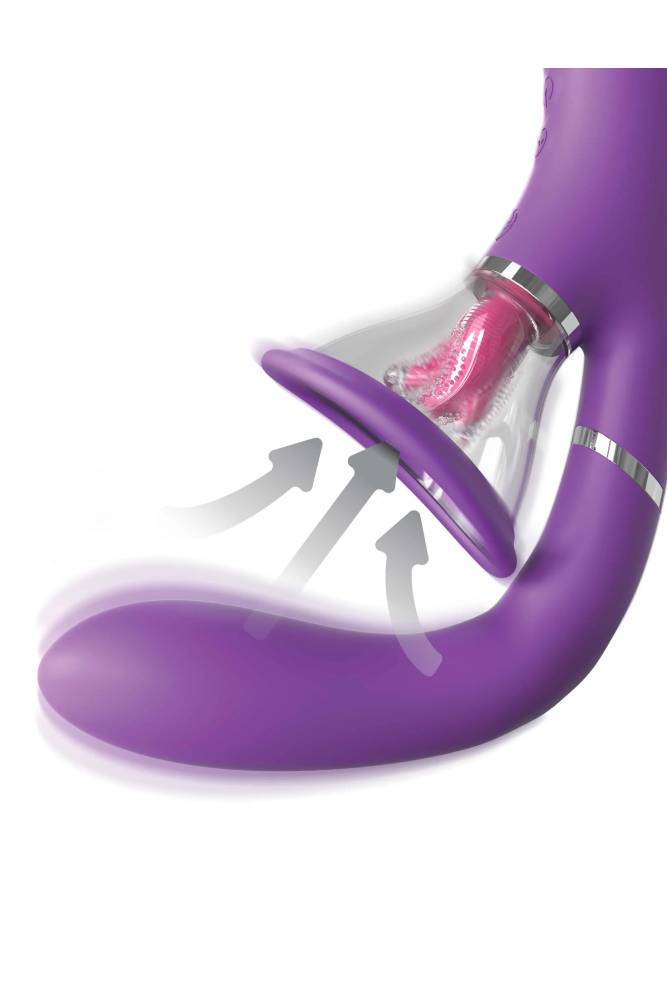 Pipedream - Fantasy For Her - Her Ultimate Pleasure Pro Vibrator - Purple - Stag Shop