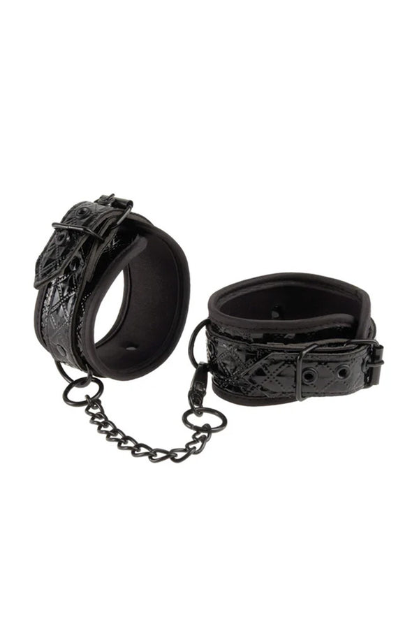 Pipedream - Fetish Fantasy Limited Edition - Couture Soft Handcuffs - Black - Stag Shop