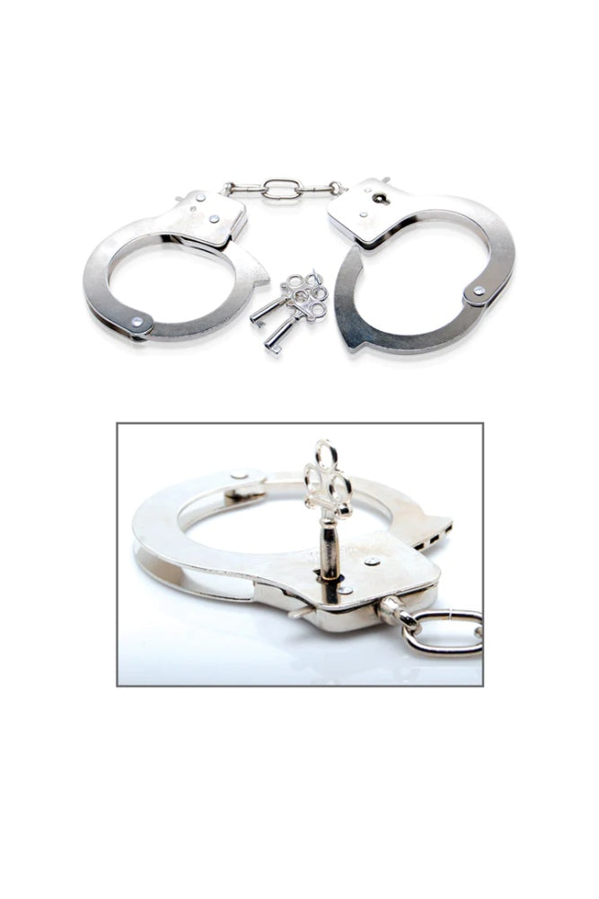 Pipedream - Fetish Fantasy Limited Edition - Metal Handcuffs - Silver - Stag Shop