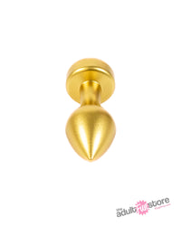 Pipedream - Fetish Fantasy Gold - Mini Luv Butt Plug - Gold - Stag Shop