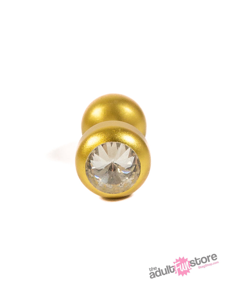 Pipedream - Fetish Fantasy Gold - Mini Luv Butt Plug - Gold - Stag Shop