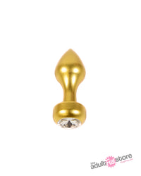 Pipedream - Fetish Fantasy Gold - Mini Luv Butt Plug - Gold - Stag Shop