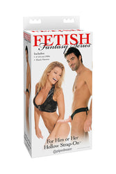 Pipedream - Fetish Fantasy - Unisex Hollow Strap-On - Beige - Stag Shop