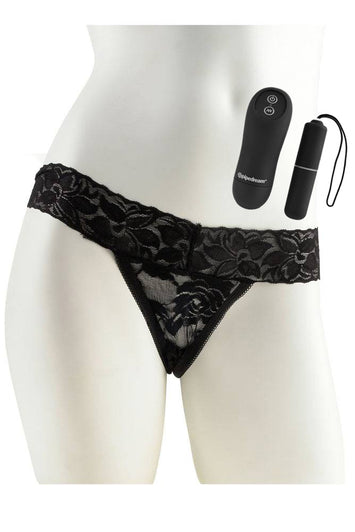 Pipedream - Fetish Fantasy Limited Edition - Remote Control Vibrating Panties - Black - Stag Shop