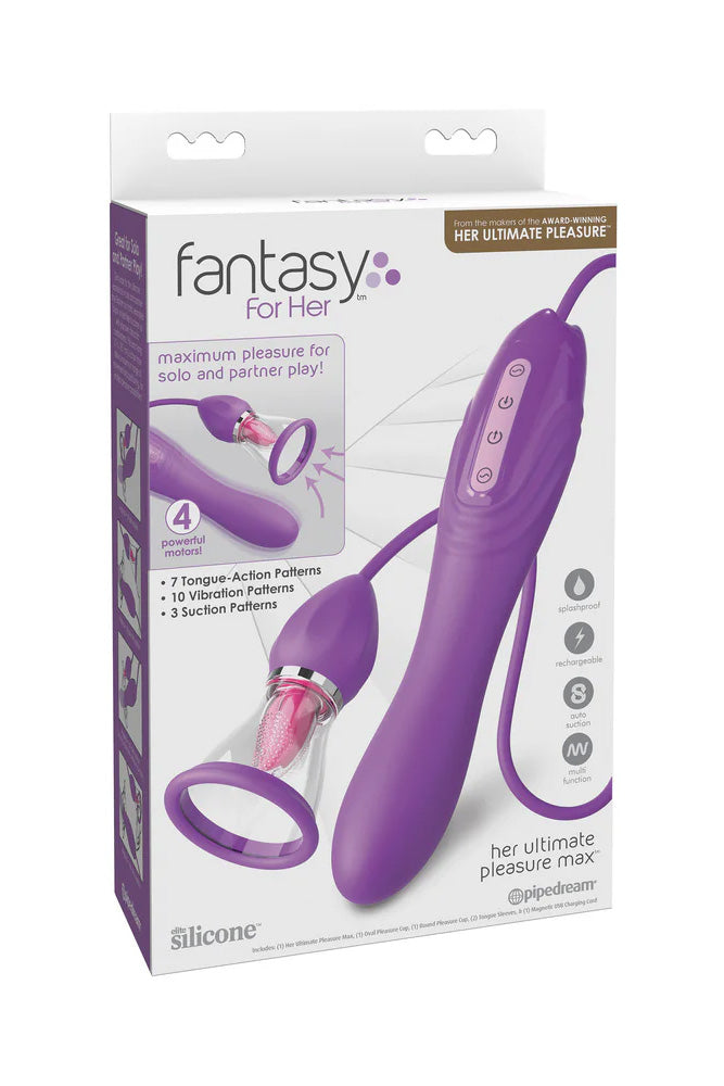 Pipedream - Fantasy For Her - Her Ultimate Pleasure Max - Purple - Stag Shop