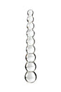 Pipedream - Icicles - No. 2 - Beaded Glass Dildo - Clear - Stag Shop