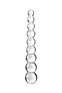 Thumbnail for Pipedream - Icicles - No. 2 - Beaded Glass Dildo - Clear - Stag Shop