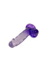 Pipedream - King Cock - 7 inch Clear Realistic Cock with Balls - Purple - Stag Shop