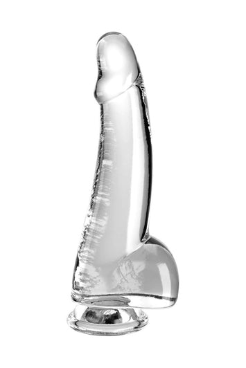 Pipedream - King Cock - 7.5 inch Realistic Cock with Balls - Clear - Stag Shop