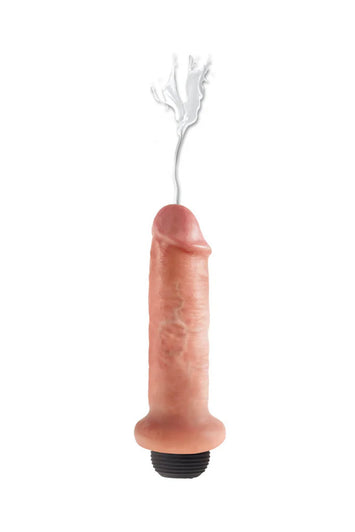 Pipedream - King Cock - Squirting Realistic Cock - 6 inch - Beige - Stag Shop