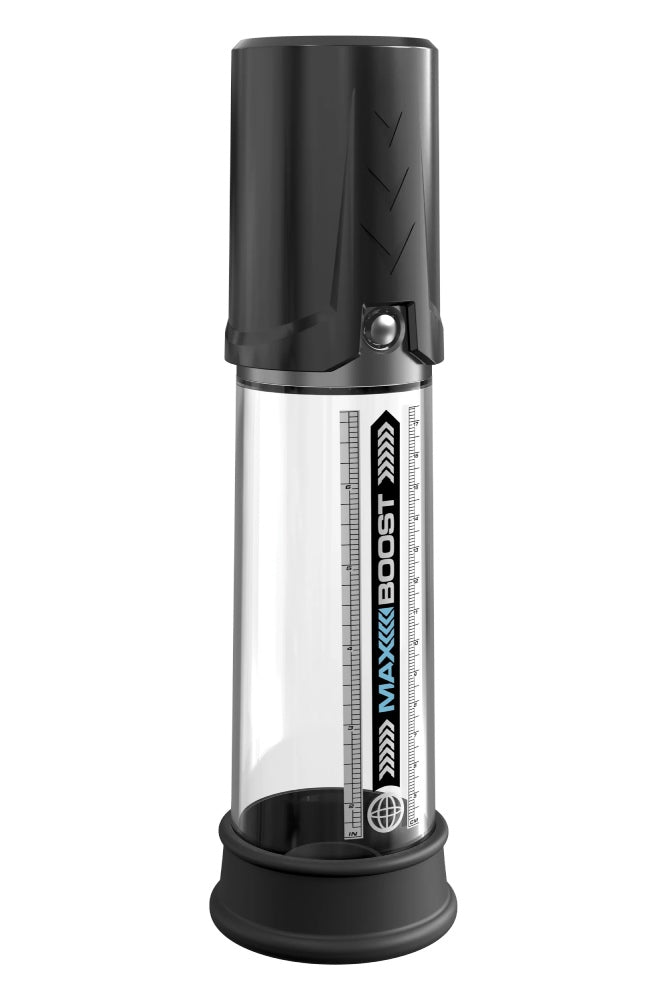 Pipedream - Pump Worx - Max Boost Penis Pump -Black/Clear - Stag Shop