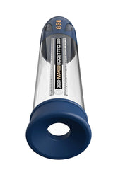 Pipedream - Pump Worx - Max Boost Pro Flow Penis Pump - Blue/Clear - Stag Shop