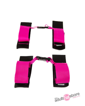 Pipedream - Fetish Fantasy - Pink Passion Bondage Restraint Kit - Pink - Stag Shop