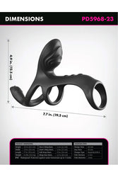 Pipedream - Fantasy C-Ringz - Ultimate Vibrating Couples Cage Max - Stag Shop