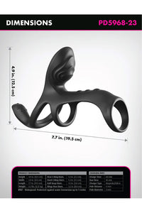 Thumbnail for Pipedream - Fantasy C-Ringz - Ultimate Vibrating Couples Cage Max - Stag Shop