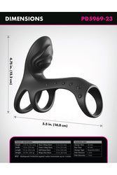 Pipedream - Fantasy C-Ringz - Ultimate Vibrating Couples Cage Pro - Stag Shop