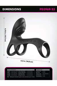 Thumbnail for Pipedream - Fantasy C-Ringz - Ultimate Vibrating Couples Cage Pro - Stag Shop