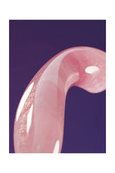 Biird - Pixii Rose Quartz Crystal Petite Curved Dildo - Pink - Stag Shop