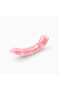 Biird - Pixii Rose Quartz Crystal Petite Curved Dildo - Pink - Stag Shop