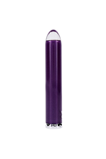 Playboy - Amethyst Glass Tip Bullet Vibrator - Purple - Stag Shop