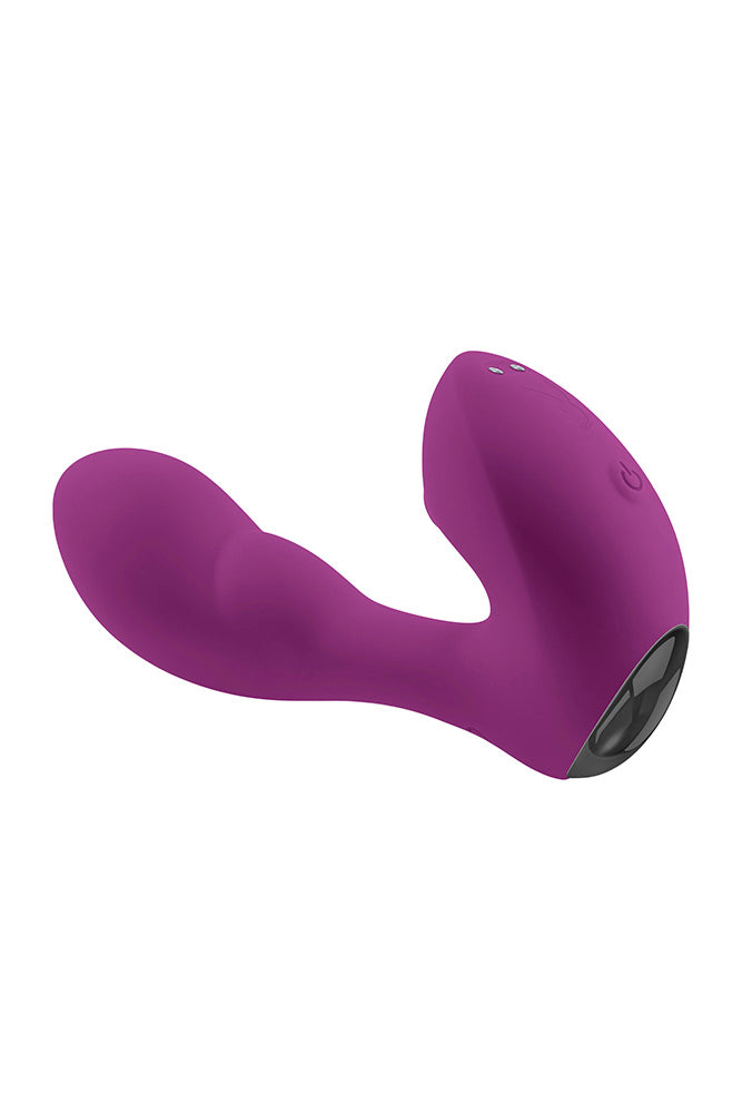 Playboy - Arch Stroking Motion G-Spot Vibrator - Purple - Stag Shop