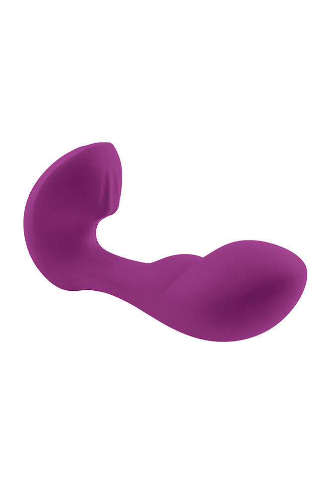 Playboy - Arch Stroking Motion G-Spot Vibrator - Purple - Stag Shop