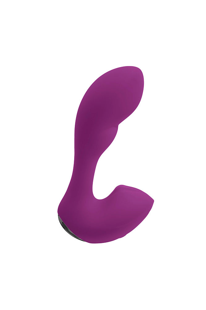 Playboy - Arch Stroking Motion G-Spot Vibrator - Purple - Stag Shop