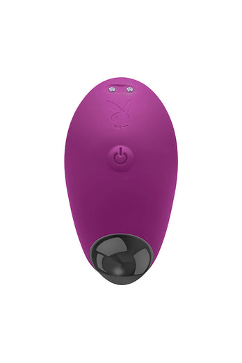 Playboy - Arch Stroking Motion G-Spot Vibrator - Purple - Stag Shop