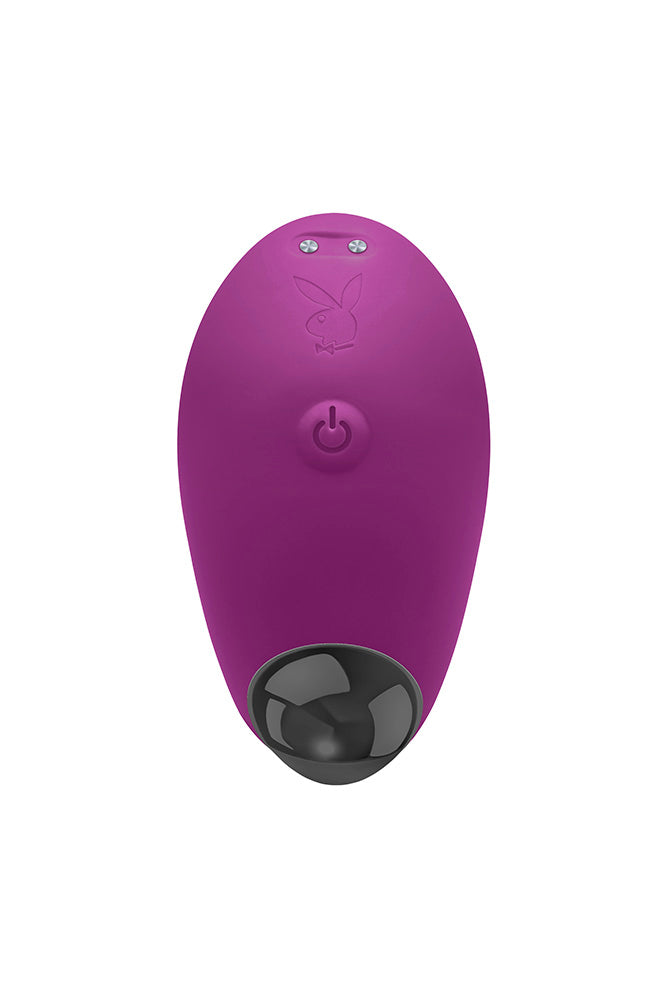 Playboy - Arch Stroking Motion G-Spot Vibrator - Purple - Stag Shop