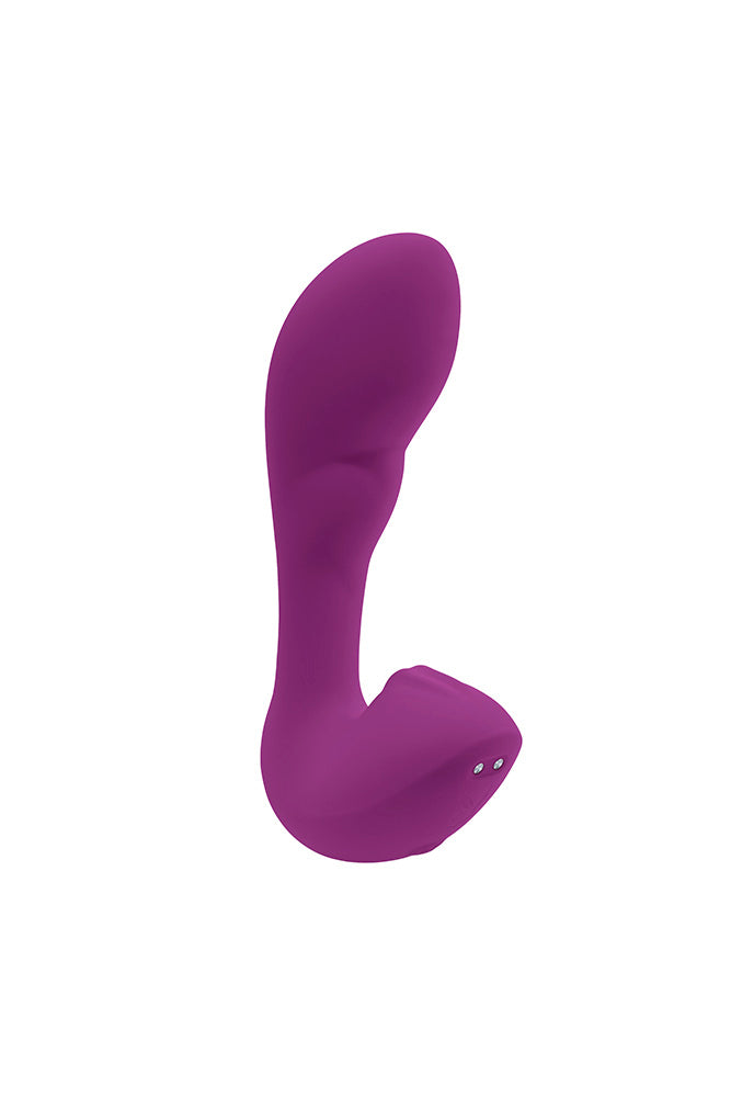 Playboy - Arch Stroking Motion G-Spot Vibrator - Purple - Stag Shop