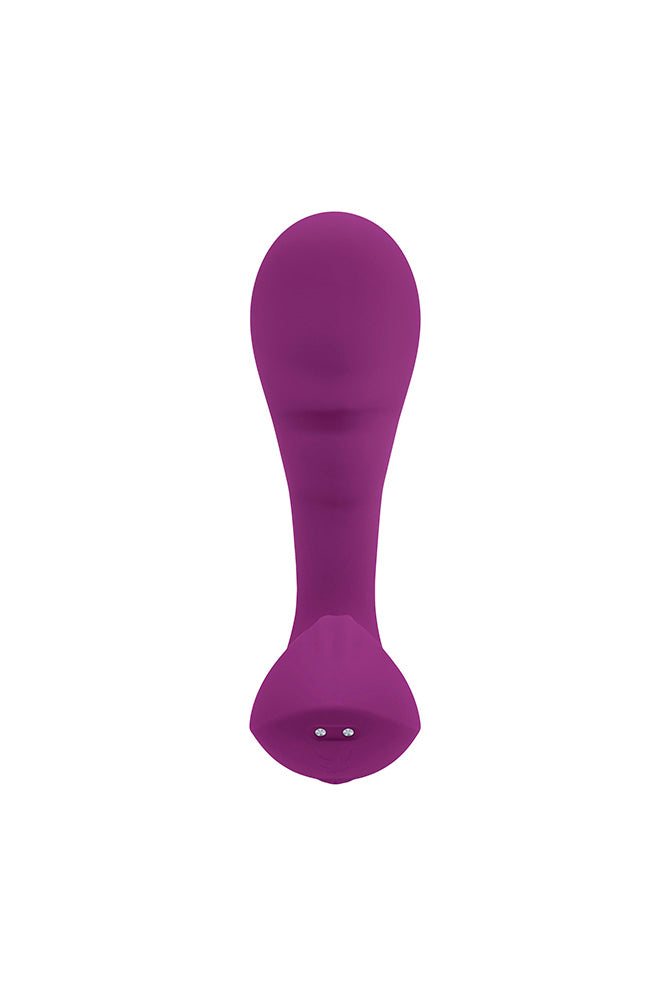 Playboy - Arch Stroking Motion G-Spot Vibrator - Purple - Stag Shop