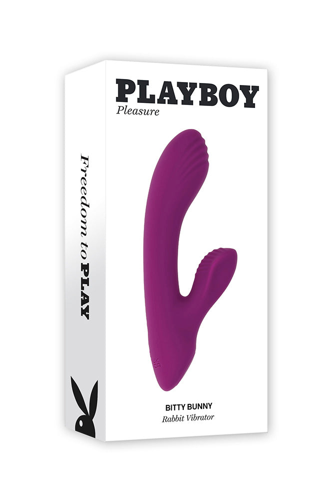 Playboy - Bitty Bunny Rabbit Vibrator - Purple - Stag Shop